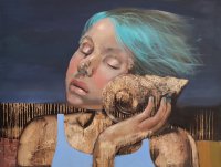 Miglė Kosinskaitė „Jūros liga“, 2019, 70 x 90, aliejus, drobė
